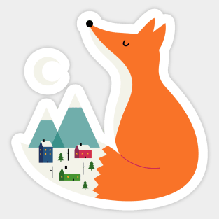 Winter Dreams Sticker